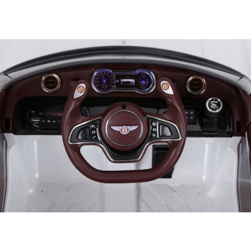 BENTLEY Licencja na kołach PIANKOWYCH - Biały (JE1166)